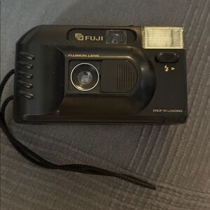 Fuji Black Film Camera. Drop in loading. Black.